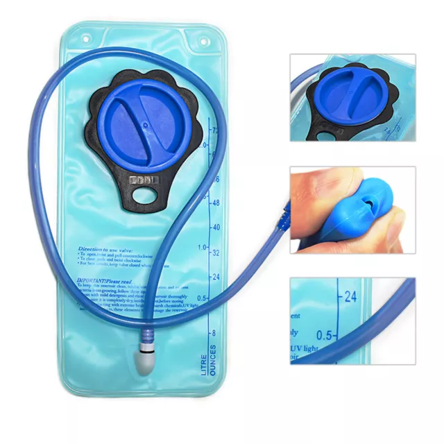 1-3 Litre Hydration Bladder Pack Water Bag Reservoir Fits Gifts New