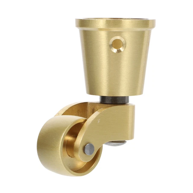Set di 4 Rotelle per Mobile, 25 mm Ruote Girevoli con Piastra di