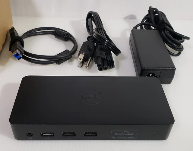 Dell D3100 USB 3.0 Ultra HD/4K Triple Display Docking Station
