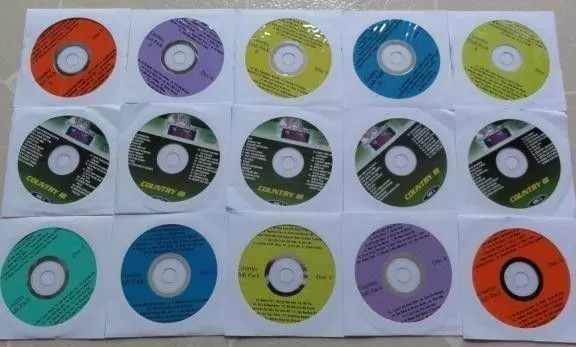 15 Cdg Discs Classic Country Karaoke Lot Music Maestro Gold (295 Songs) Cd+G