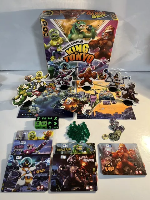 King Of Tokyo Board Game Richard Garfield - Checked & Complete !