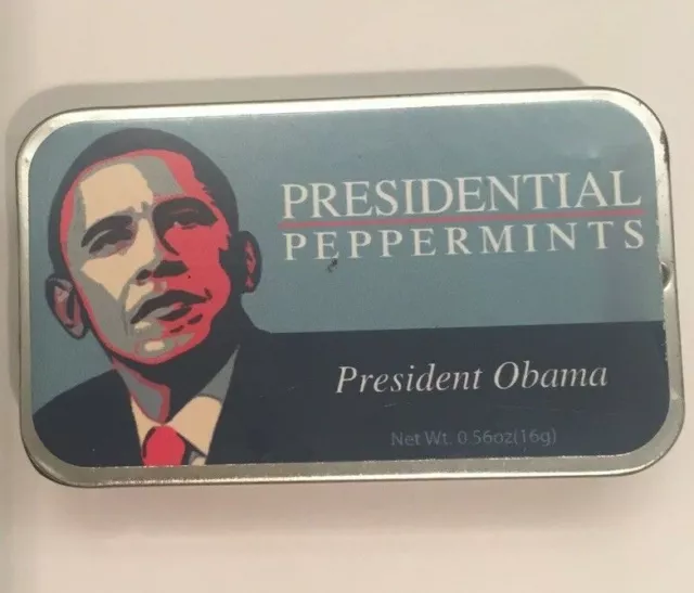 Barack Obama Presidential Peppermints By Amuse Mint