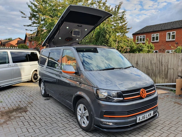 VW TRANSPORTER T6 Campervan,pop top roof £35,200.00 - PicClick UK