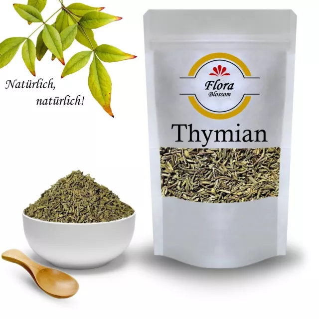 50g Thymian gerebelt grün Ideal als Tee ✅ Natürlich Ohne Zusätze ⭐⭐⭐⭐⭐