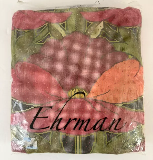 Kit de aguja de tapiz Ehrman Poppies de Raymond Honeyman 2012 - nuevo, bolsa abierta
