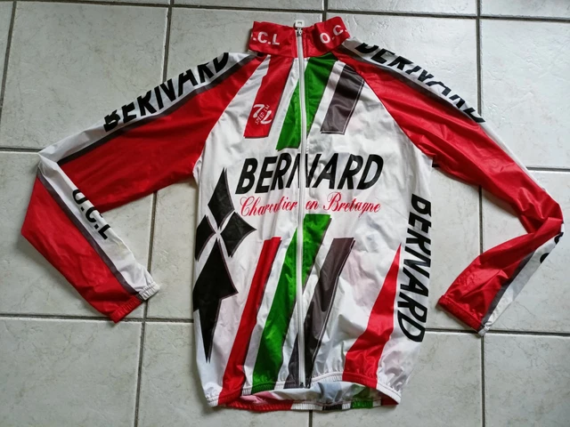 MAILLOT CYCLISTE VELO SPEED LM OCL BERNARD LOCMINé TAILLE M/3