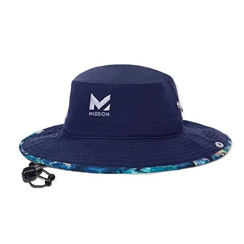 Sombrero de cubo de refrigeración MISSION, UPF 50, 3" de ancho ala solar talla única, resorte mezclado