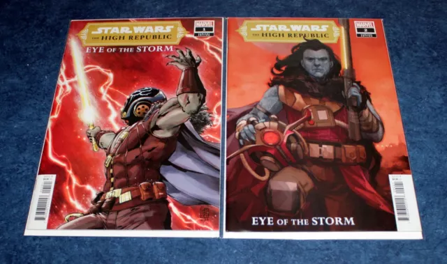 STAR WARS HIGH REPUBLIC EYE of the STORM #1 2 variant set MARVEL 2023 NM 1st app