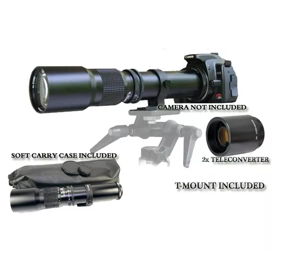 500mm / 1000mm Telephoto Lens for Nikon D5300 D800 D800E D610 D7100 D5000 D3100