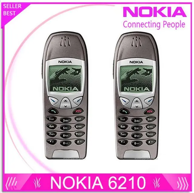 Nokia 6210 Original Mobile Phone Unlocked 2G GSM 900/1800 Cellphone