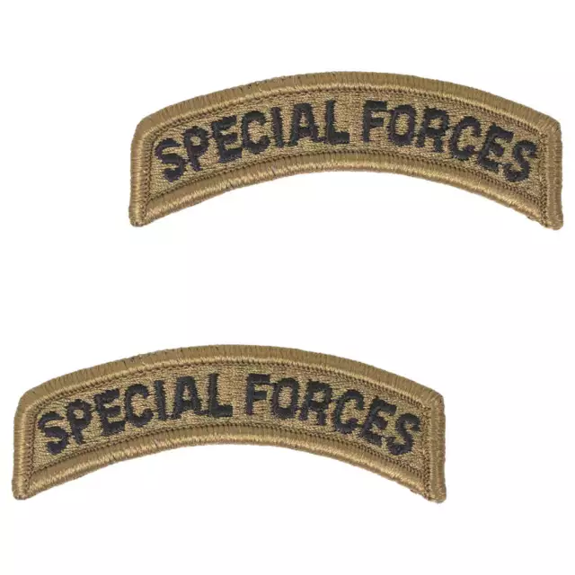 US Army Special Forces Tab Embroidered on OCP Uniform Official Licensed - 2pcs
