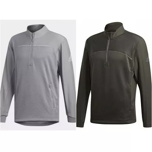 Adidas Golf Go To 1/4 Zip Sweater Water Resistant Warm Mens Normally £69.95