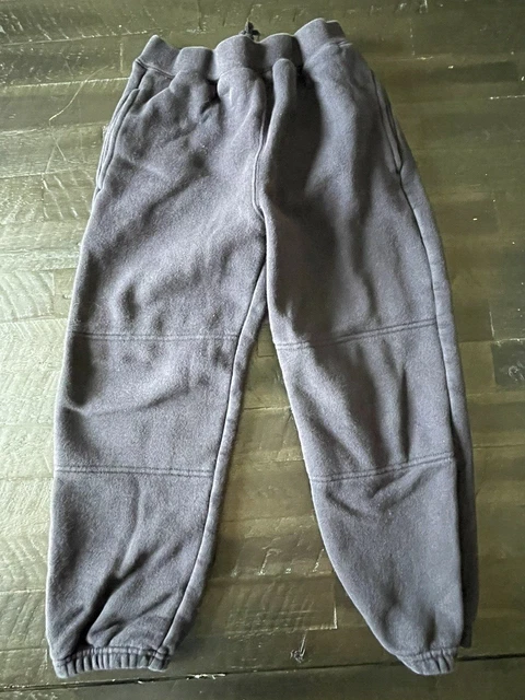 Lands End Boys Girls Kids Unisex Navy Sweatpants pockets Medium 5 6 Gently used
