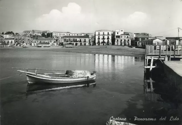 Cartolina Calabria Crotone Panorama Viaggiata Anno 1959