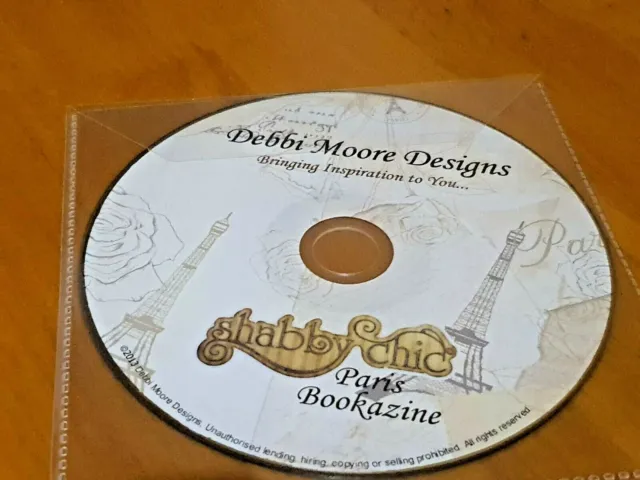 CD-ROM de elaboración de libros en mal estado Debbi Moore chica Paris