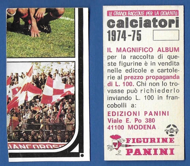 Album CALCIATORI 1974-75 Ristampa Gazzetta Figurine Panini Serie A B C D calcio