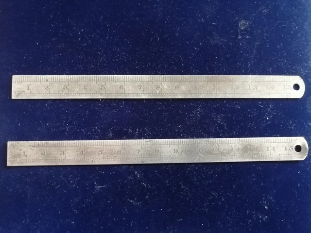 Two Vintage J Rabone & Sons 6"No. 64A Ruler