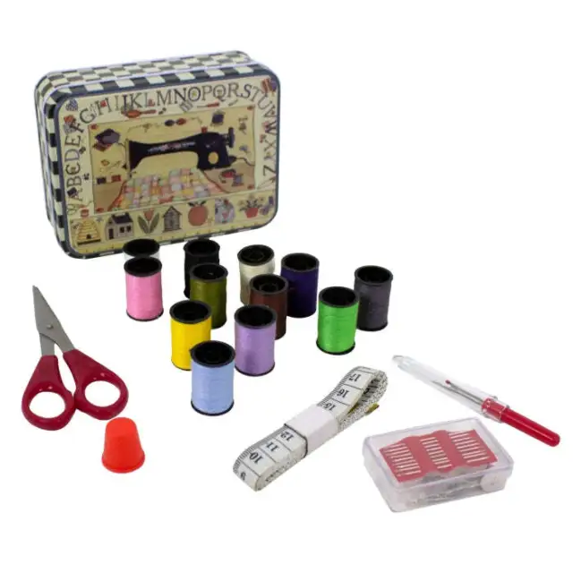 Genius Ideas Sewing Kit w/ Metal Box