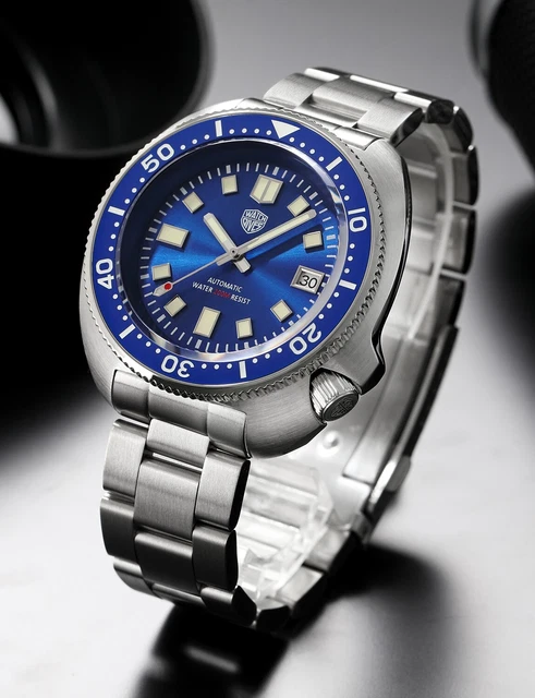 WATCHDIVES WD6105, 100M, Seiko NH35A, blau, Captain Willard 8110 Hommage EUR 129,00 PicClick DE