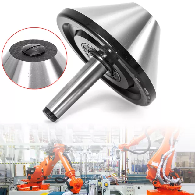 6inch Bull Nose Live Center Morse Triple Bearing Lathe Centering Tool MT3 SALE