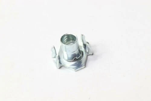 (3852-Pk) Snug Fasteners Four Prong Tee Nuts Zinc Plated 1/4" - 20 x 5/16"