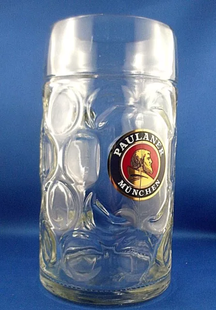 Lim Ed PAULANER MUNCHEN OKTOBERFEST Beer (RASTAL) TANKARD VG Man Cave Breweriana