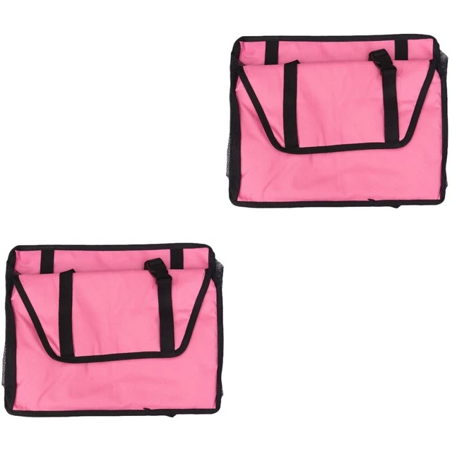 2x Plegable Pet Booster Coche Perro Colgante Bolso Portátil Pequeño Portador para Mascotas