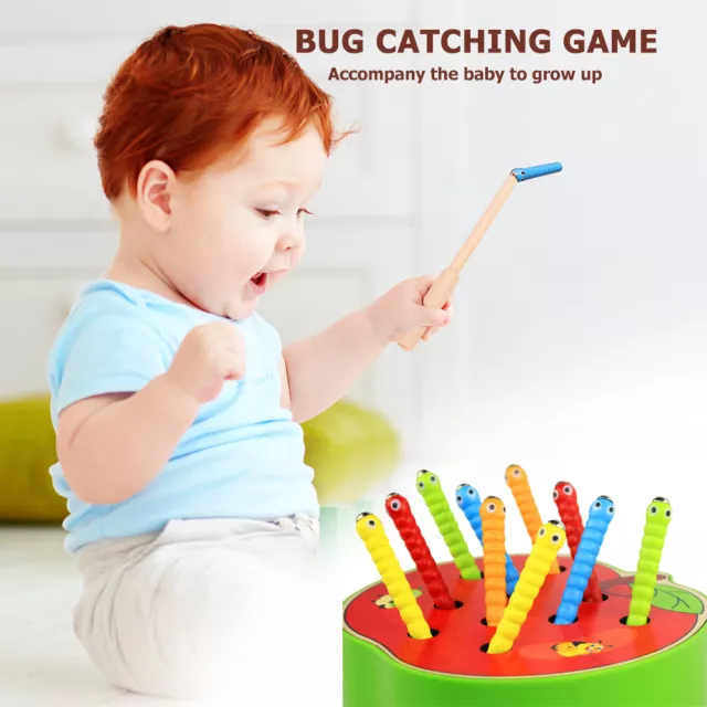 5 Bugs 1 Trematode Stick Grasping Bug Game Accessories for Children Random Color 3
