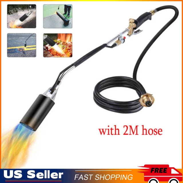 PORTABLE PROPANE TORCH Snow Melter Weed Burner Flame Wand Igniter