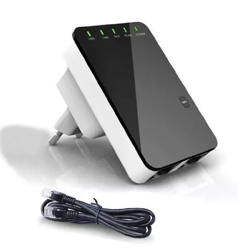 Amplificatore Segnale Wireless Wifi Repeater Ripetitore Range Extender Lan Rete 2