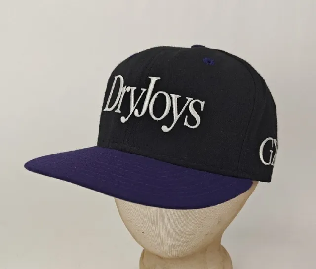 Vintage FOOTJOY DryJoys NEW ERA PRO MODEL Cap Hat Purple / Black FJ Size M/L