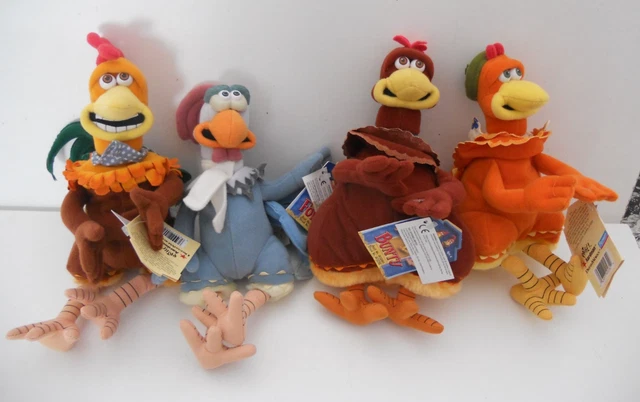 aardman-chicken-run-rocky-ginger-fowler-bunty-plush-soft-toys