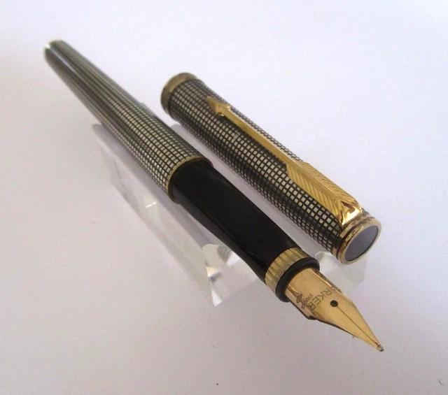 Stylo Plume Waterman Directeur Général – Argent Massif 925, Plume Or 18 Carats, Occasion