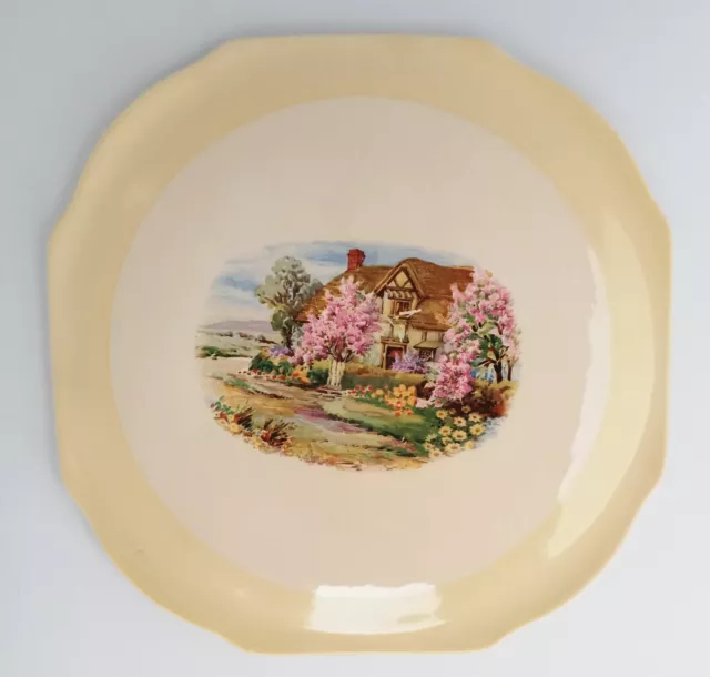 Lord Nelson Ware Elijah Cotton Ltd Staffordshire England Plate Country Cottage