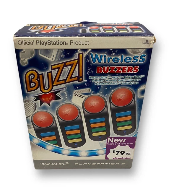 Sony PlayStation PS2 PS3 Wireless Buzzers Empty Box Only No Controllers