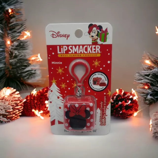 Disney Lip Smackers Minnie Mouse Cube Lip Balm Joyful Cotton Candy Christmas