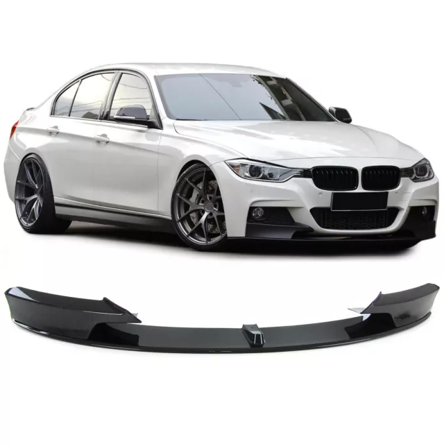 Front Spoiler Lippe Stoßstange Performance Carbon Look passend für BMW F30 F31