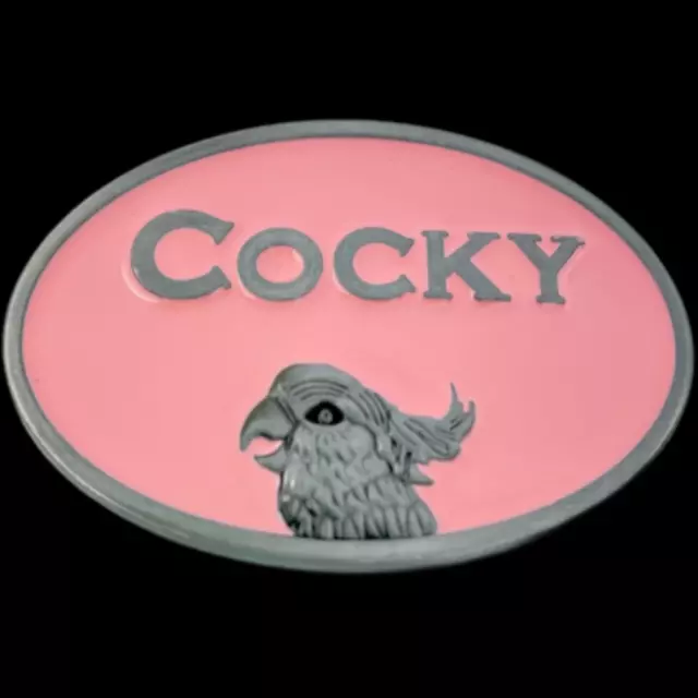 Cocky Fashion Metal Belt Buckle Pink Cool