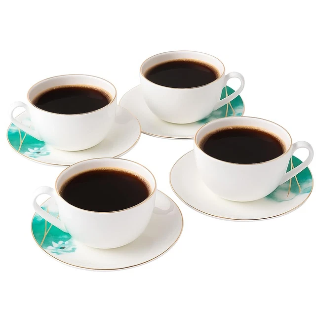 8 Cuillères à Café/Fleur Acier Inoxydable ABOOFAN – Design Floral Élégant (Rose, Tournesol, Cosmos…), Idéales Thé, Café, Glaces