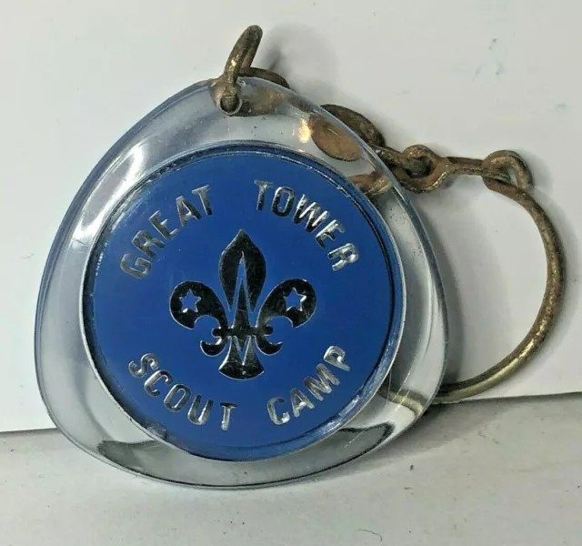 Great Tower scout Camp acrylic Keyring 36 x 36 mm
