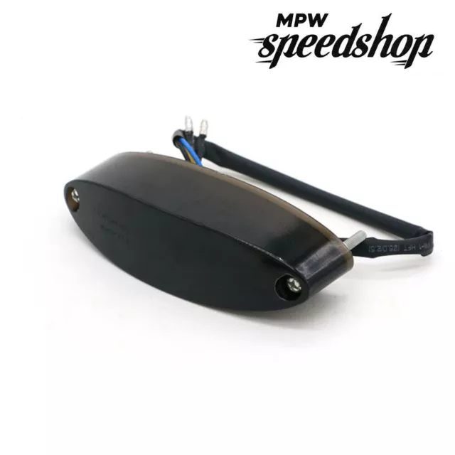 Universal Custom Motorcycle LED Tail Light - Smoked