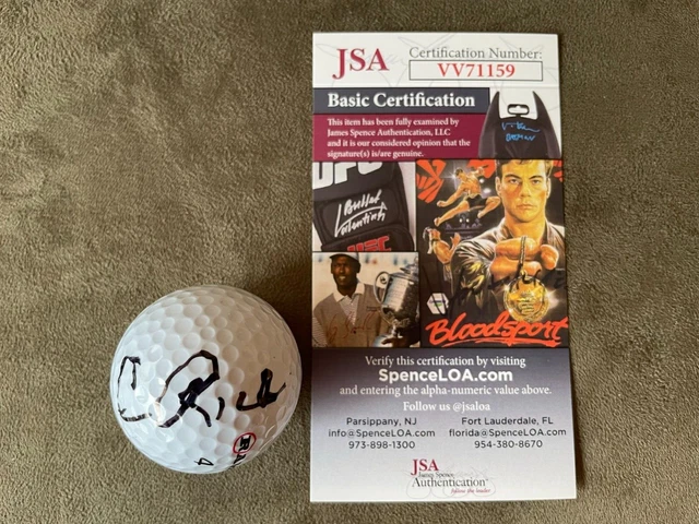 Condoleezza Rice autographed signed autograph auto Ram golf ball IN PERSON (JSA)