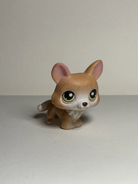 Figurine Littlest Pet Shop (LPS) Originale - Chien Corgi #1851 Avec Carte Postale, Occasion