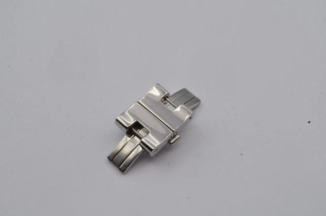 Bracelet Cuir Vert 15mm Pour Montre Ebel 1911 - Fermoir Dépliant 12mm - Neuf Non Porté