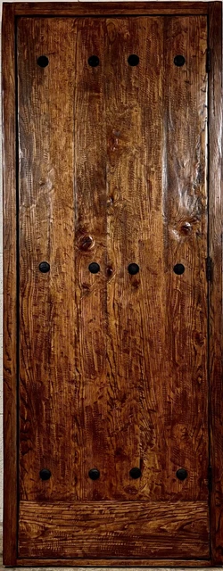Solid Texas oak wood square top door with hardware 2 sets trim Your choose size 2