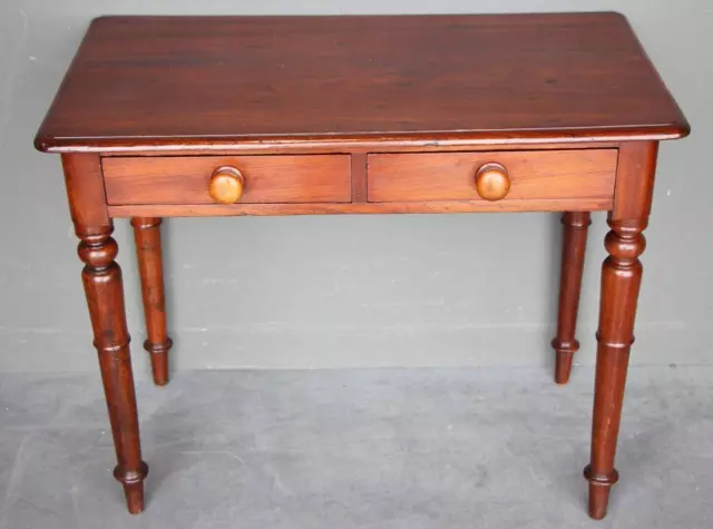 Antique Colonial Australian red cedar writing desk 2 drawers late Regency 1830’s