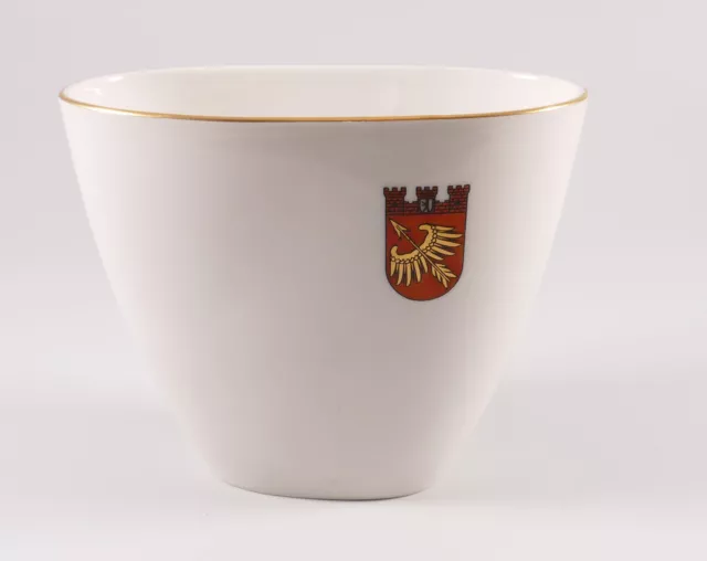 KPM Berlin Vase mit Wappen Berlin Wedding 1. Wahl Dekor 05 Höhe 12,5cm