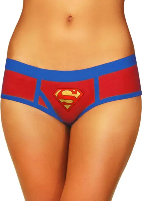 DC Comics Womens Red Supergirl Super Girl Bikini Briefs Panties