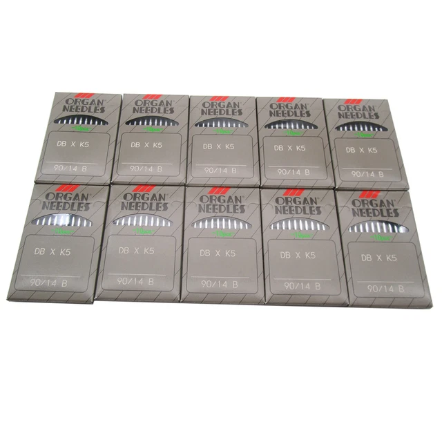 100 órganos DBXK5 aguja de punto de bola apta para bordado industrial Tajima Barudan SWF