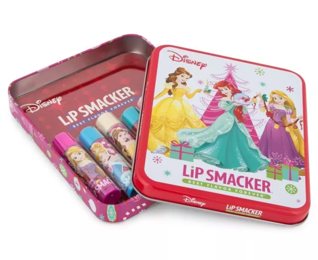 Lip Smacker Disney Princess Best Flavor Forever Lip Balm with Tin can 6-pc Pack
